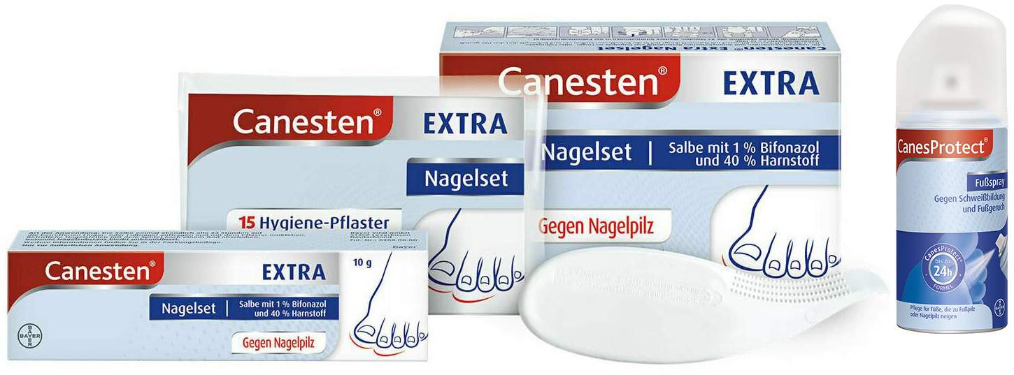 Canesten Extra Nagelset 1 Stück + CanesProtect Fußspray 150 ml