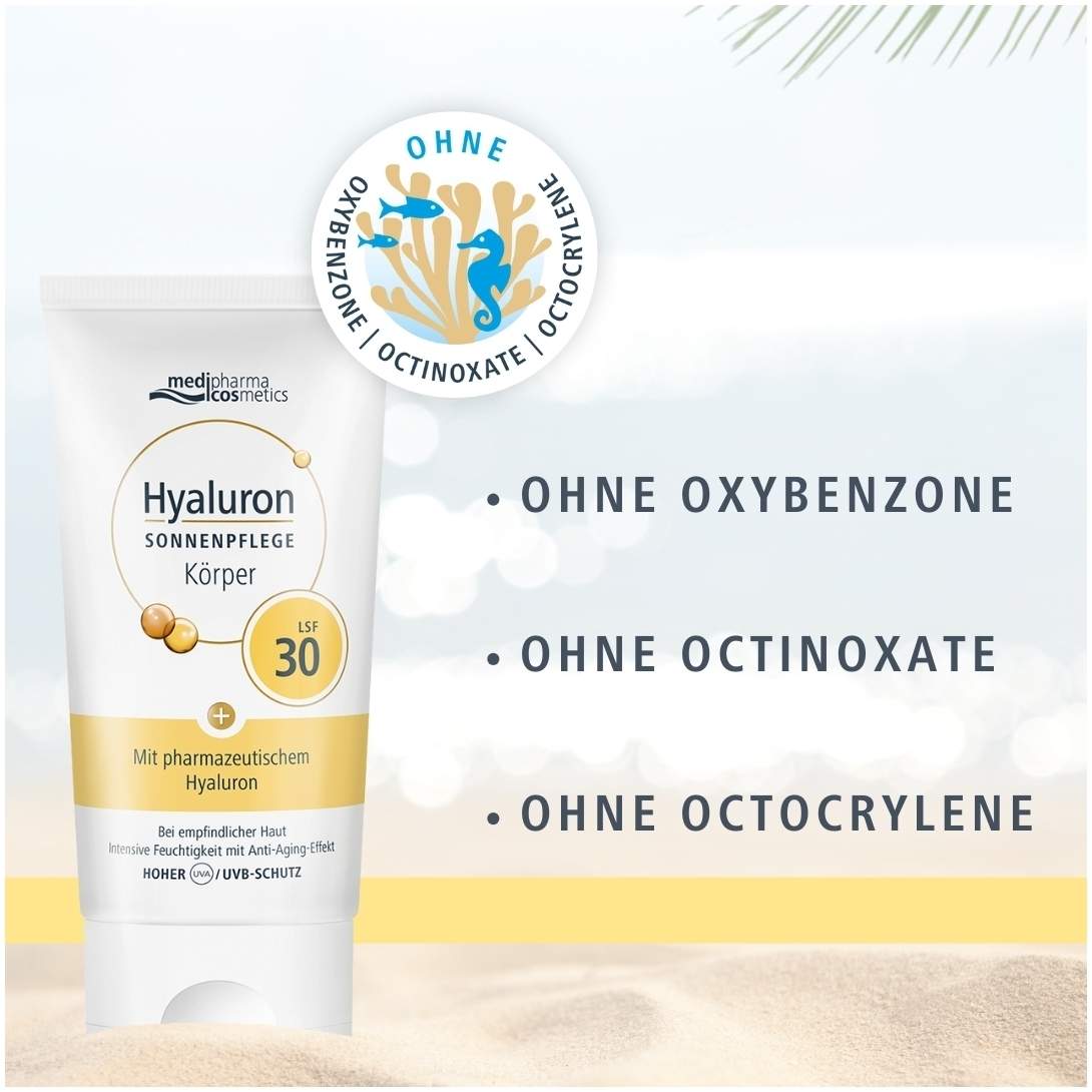 medipharma cosmetics Hyaluron Sonnenpflege Körper LSF 30 150 ml Creme