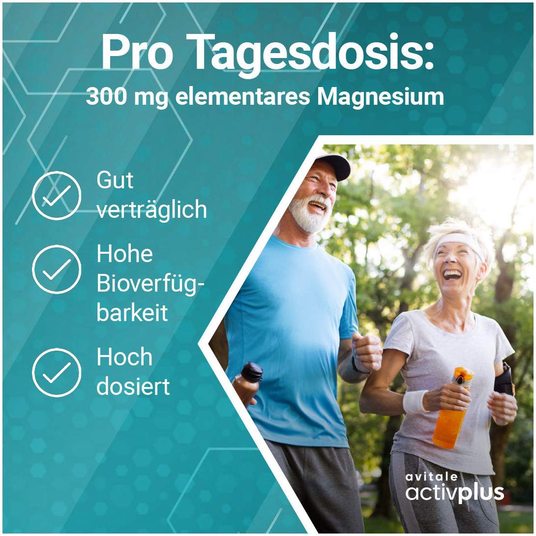 Activplus Magnesiumbisglycinat 300 mg 180 Kapseln