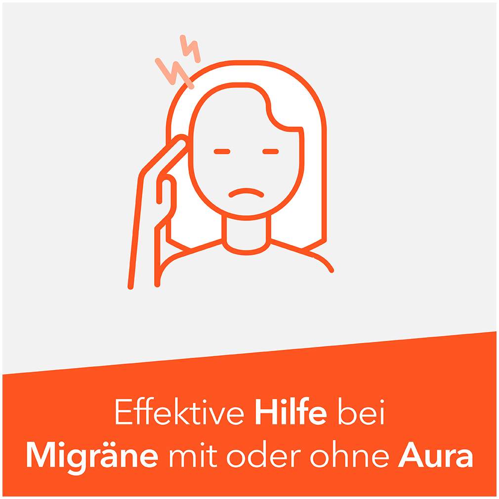 Naratriptan-ratiopharm bei Migräne 2,5 mg 2 Filmtabletten
