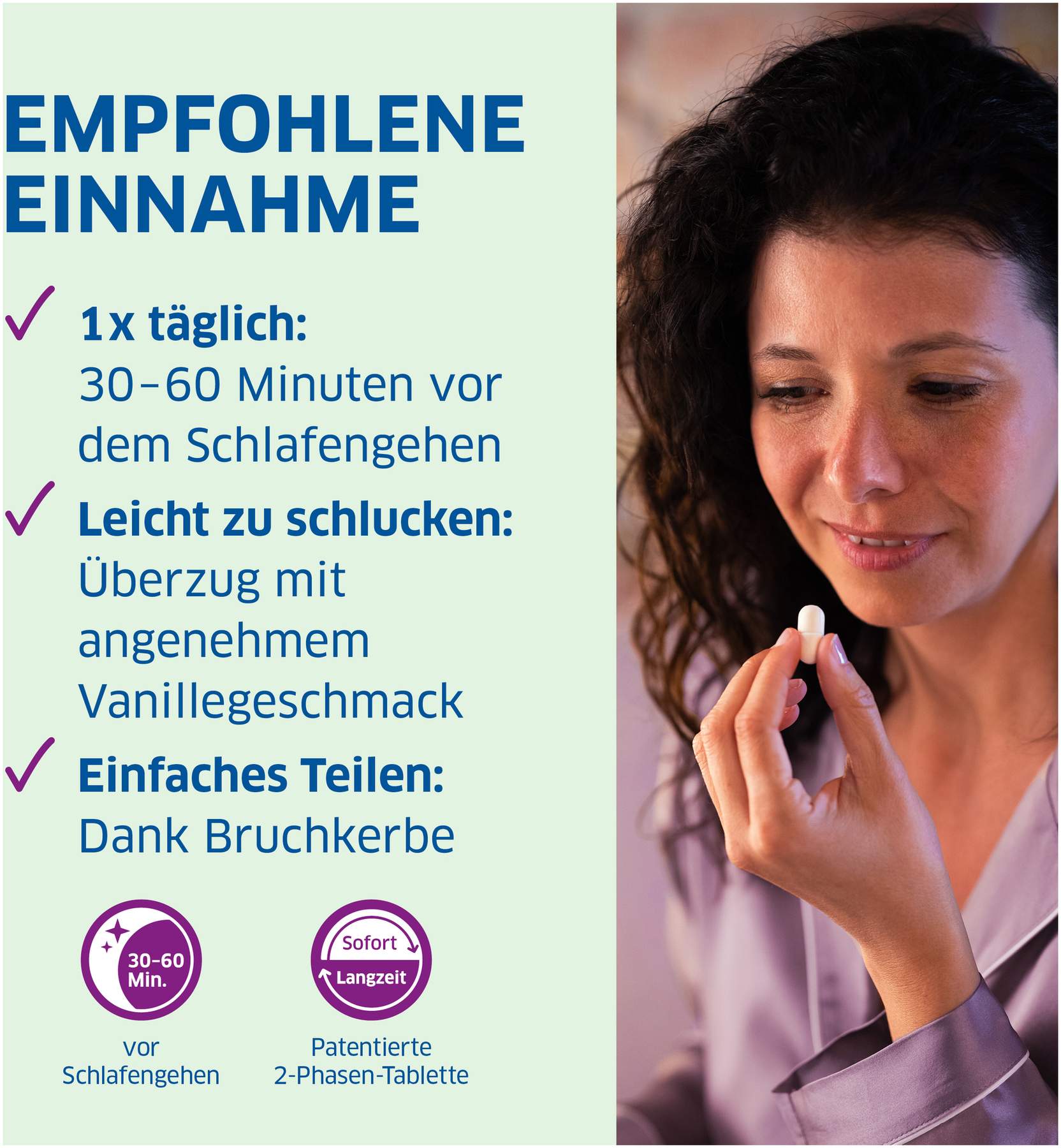 Magnesium Diasporal pro Depot Schneller Einschlafen 30 Tabletten