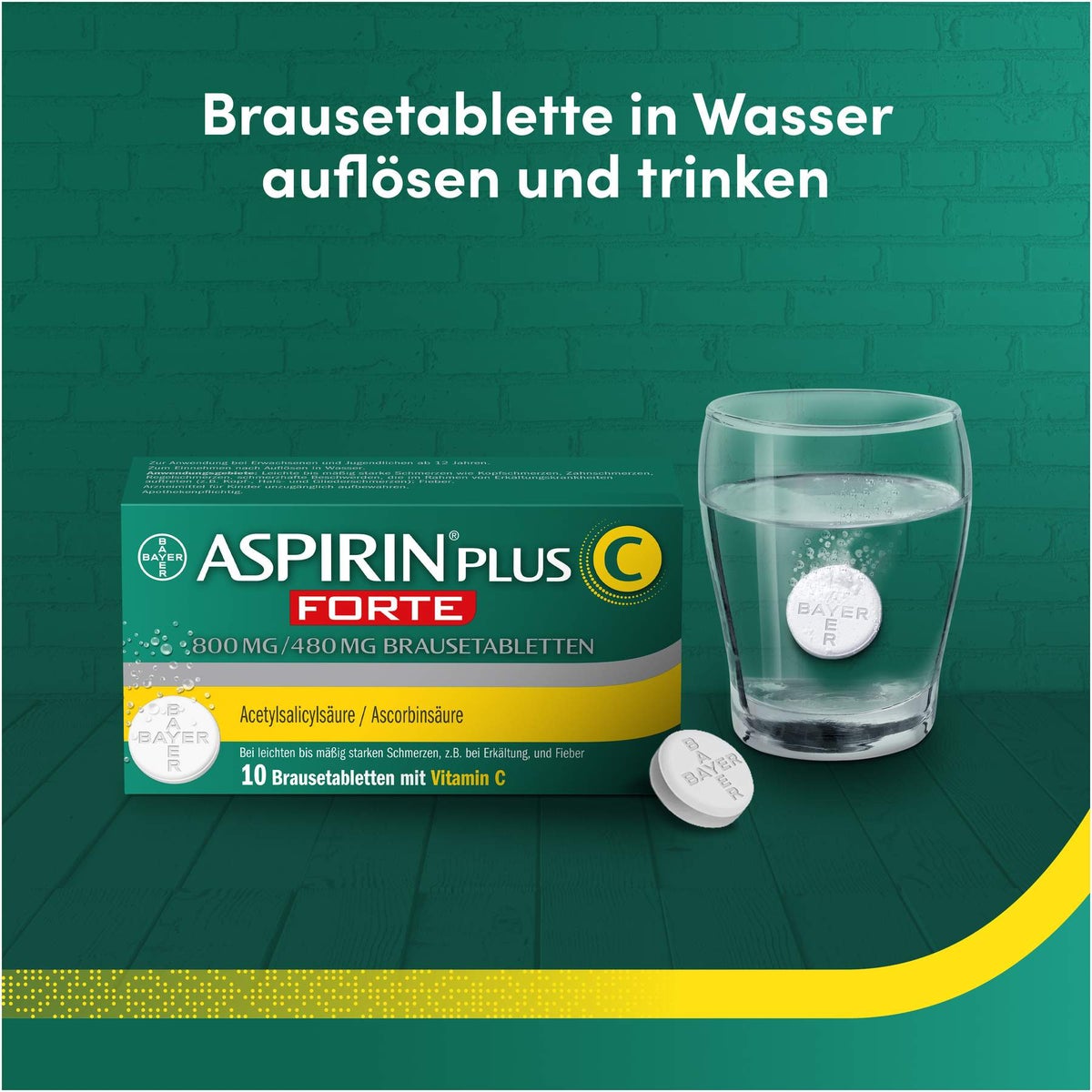 Aspirin Plus C forte 10 Brausetabletten
