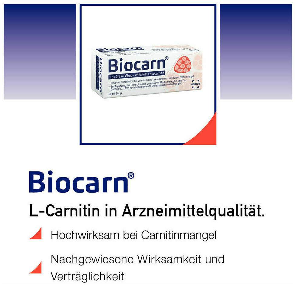 Biocarn 50 ml Sirup