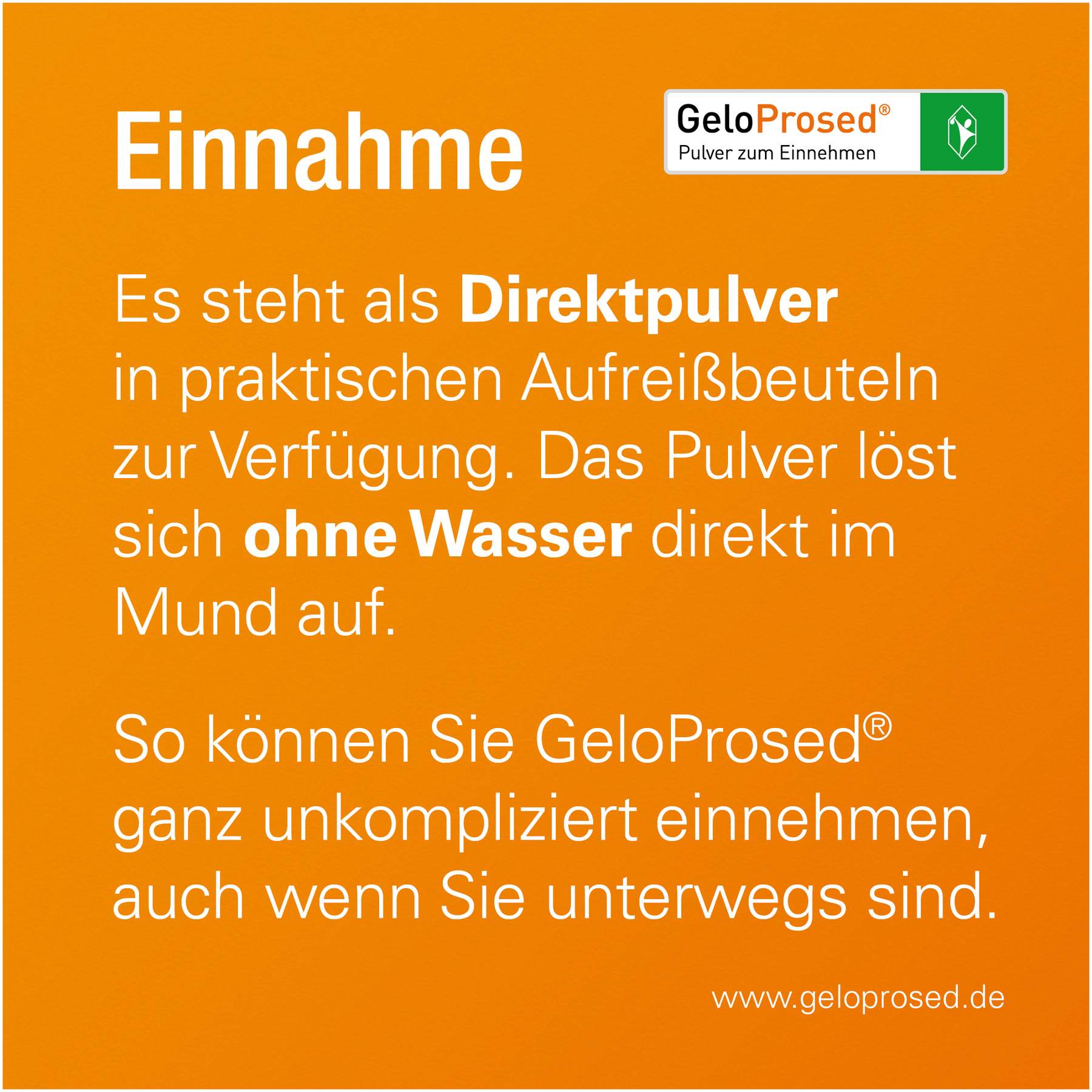Geloprosed Pulver zum Einnehmen 2 x 10 Beutel