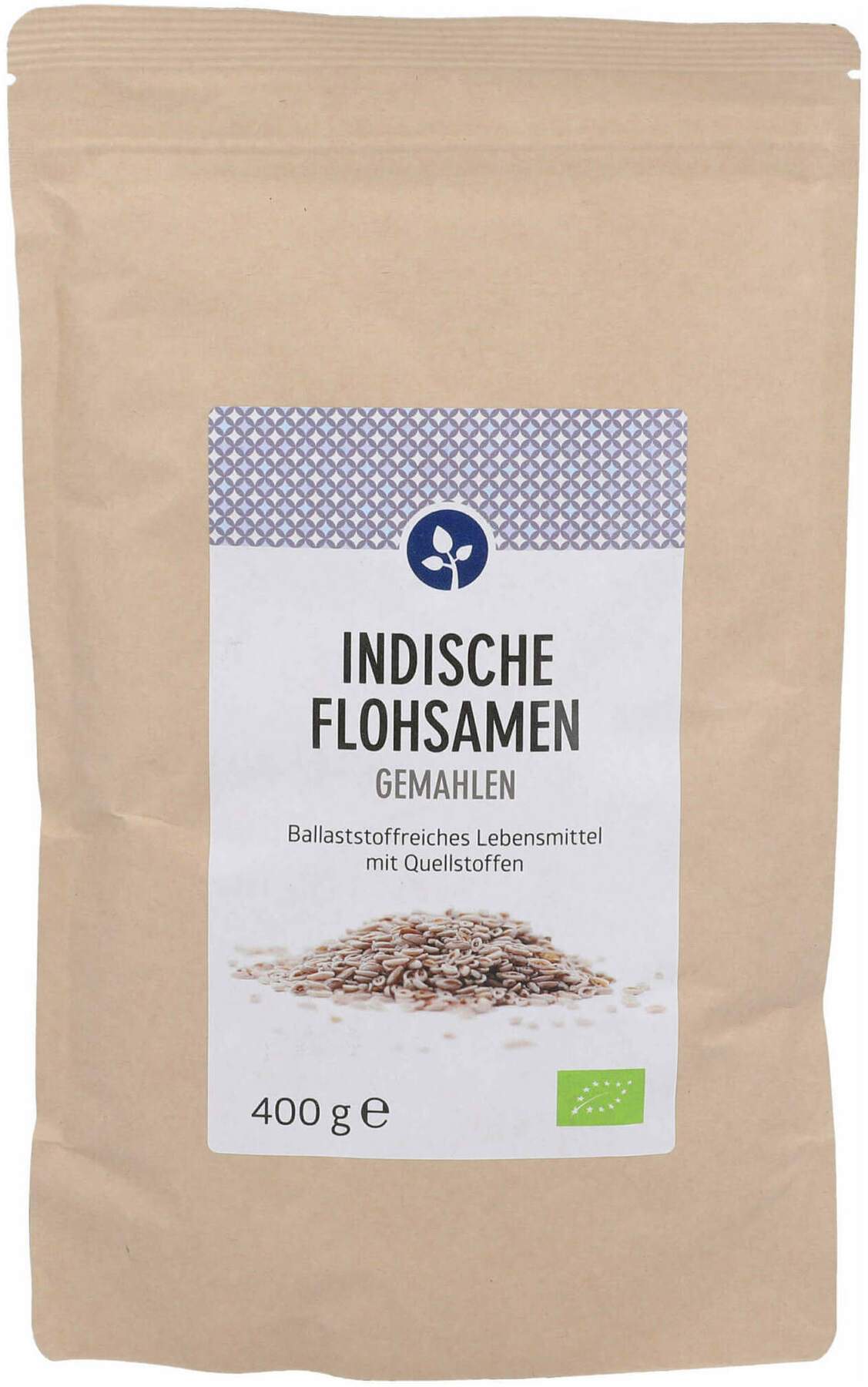 Indische Flohsamen Gemahlen Bio 400 G