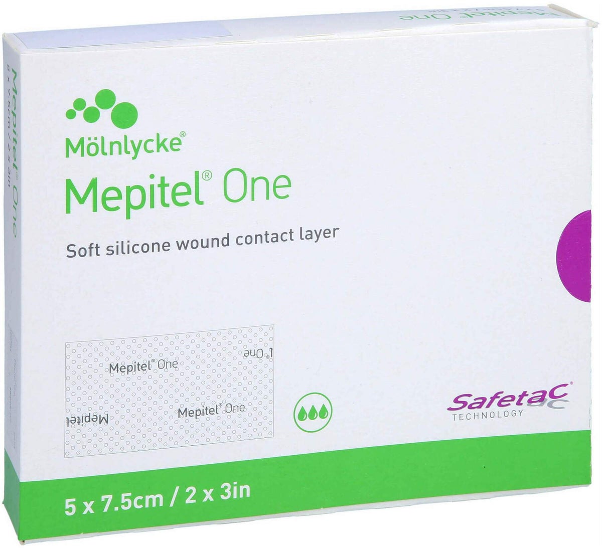 Mepitel One Silikon Netzverband 5x7,5 cm