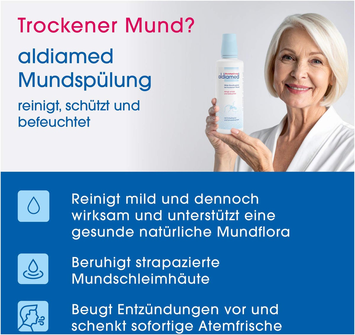 Aldiamed Mundspülung 500 ml