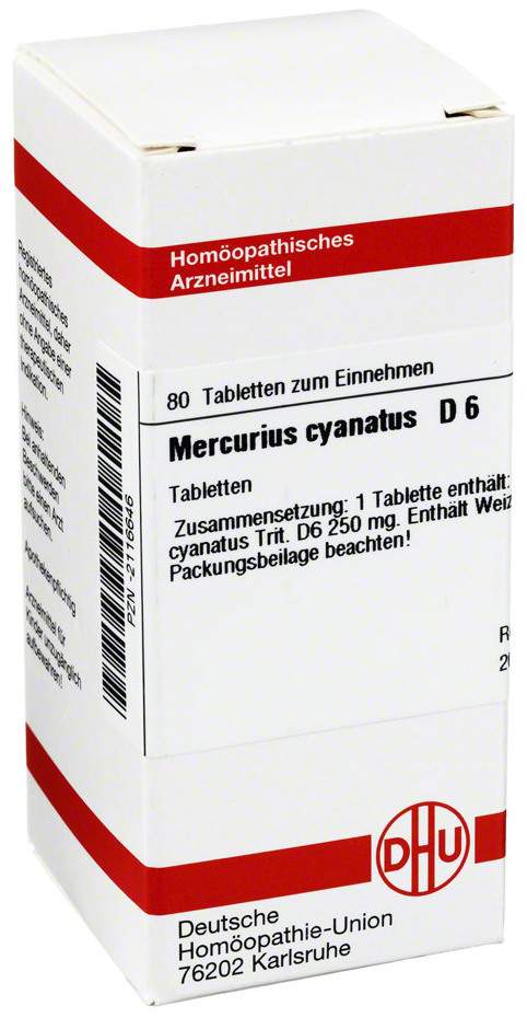Dhu Mercurius Cyanatus D6 Tabletten