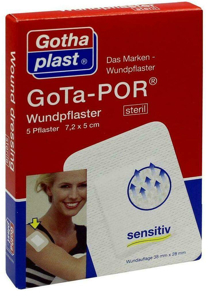 Gota Por Wundpflaster 7,2x5cm Steril