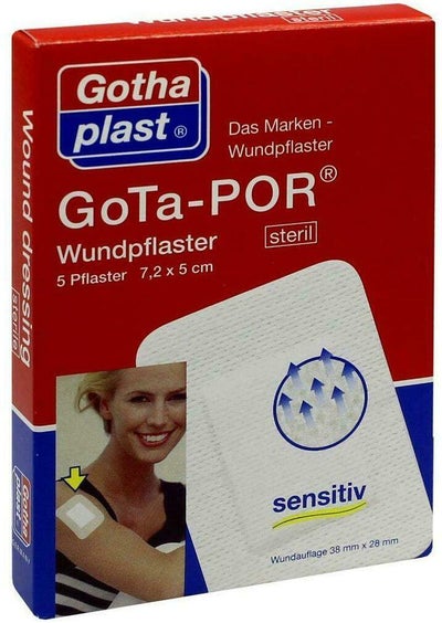 Gota Por Wundpflaster 7,2x5cm Steril
