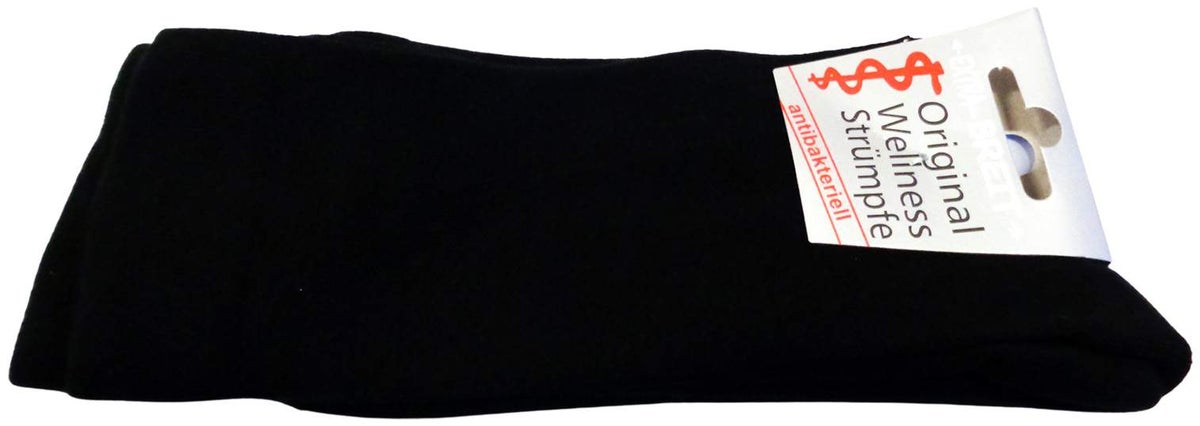 Wellness-Strümpfe mit Polstersohle, extra Breit, 39-42, schwarz, 1 Paar