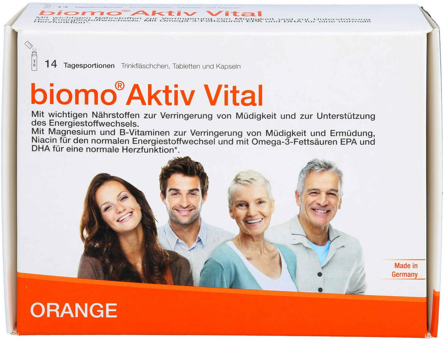 Biomo Aktiv Vital Trinkflaschen 14-Tagesportionen