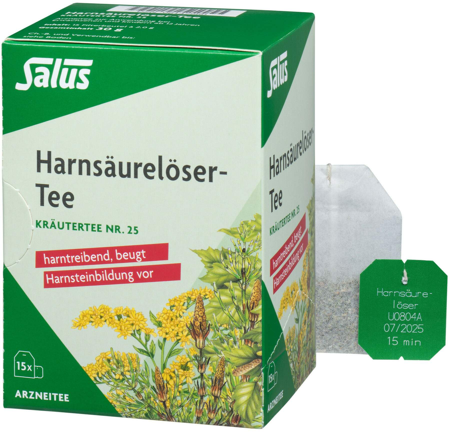 Harnsäurelöser Kräutertee Nr. 25 Salus 15 Filterbeutel