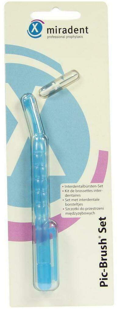 Miradent Interdentalbürste Pic-Brush 1er Set Blau T