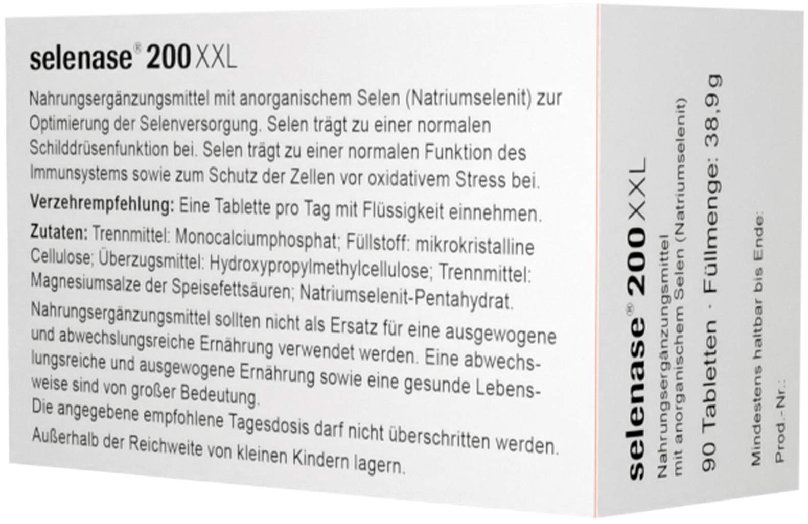Selenase 200 Xxl 90 Tabletten