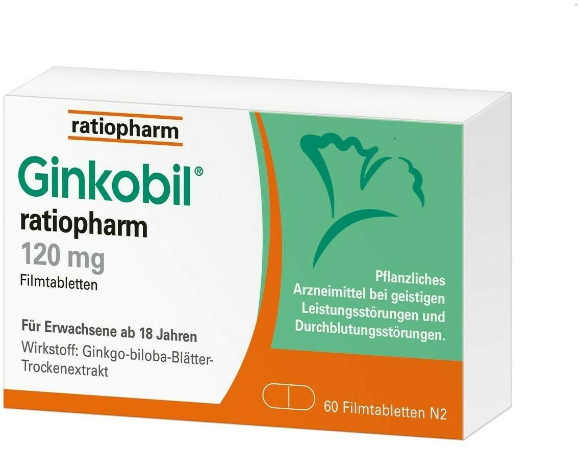 Ginkobil ratiopharm 120 mg 60 Filmtabletten