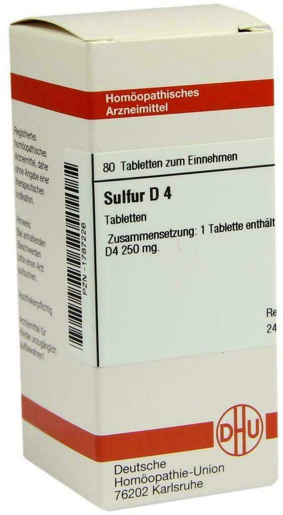 Dhu Sulfur D4 Tabletten 80 Tabletten