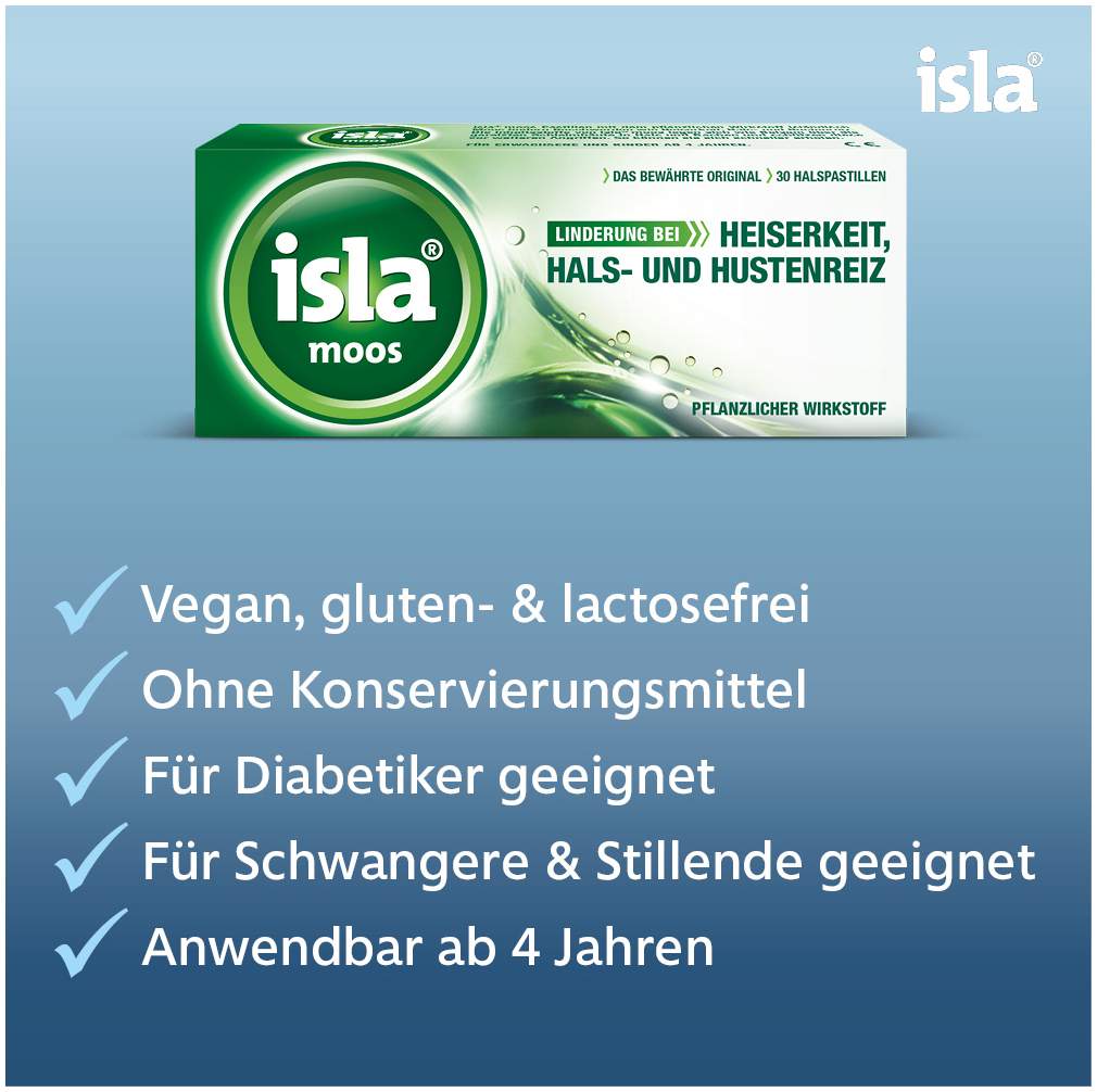 isla moos 60 Pastillen