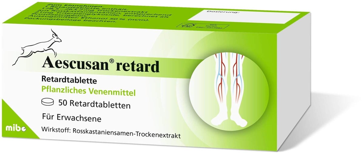 Aescusan Retard 50 Retardtabletten