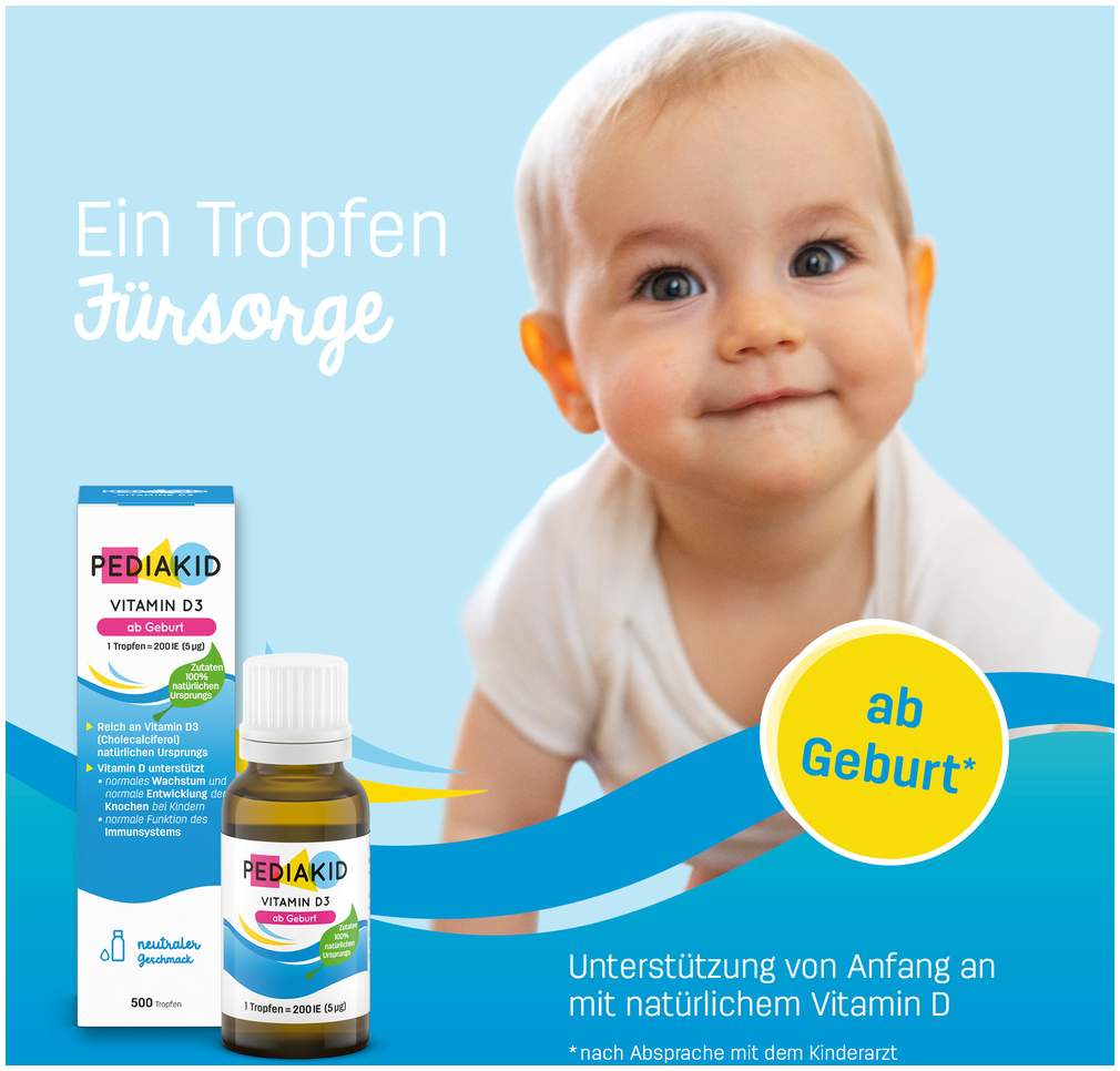 Pediakid Vitamin D3 20 ml Tropfen