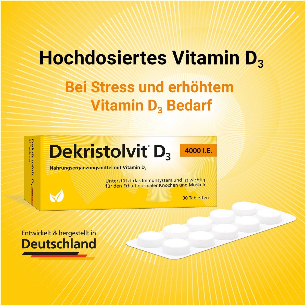 Dekristolvit D3 4.000 I.E. 30 Tabletten