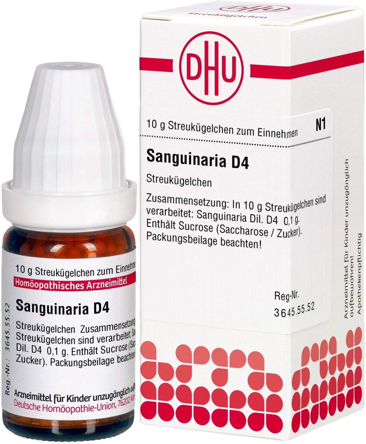 Dhu Sanguinaria D4 10 G Globuli