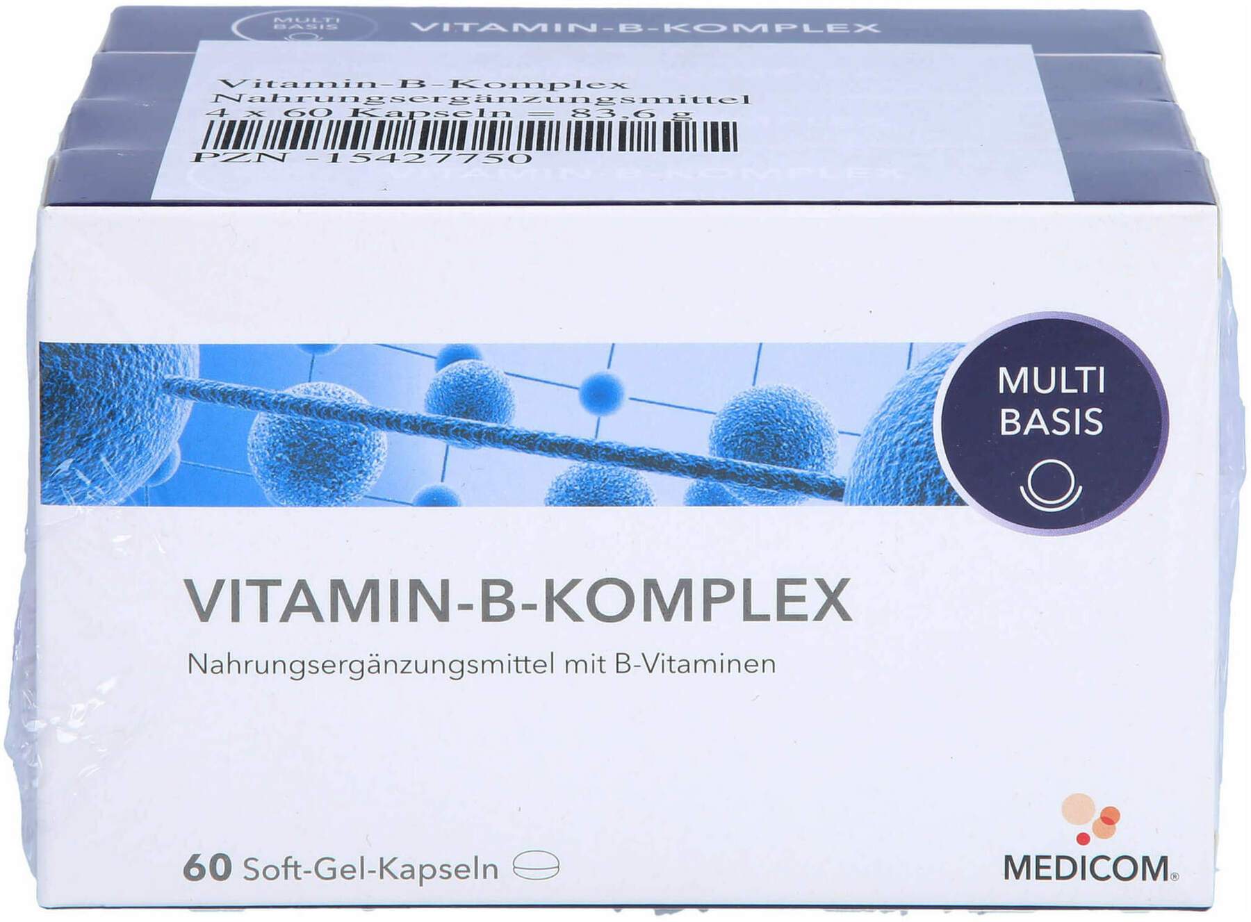 Vitamin B Komplex Weichkapseln 4x60  Stück