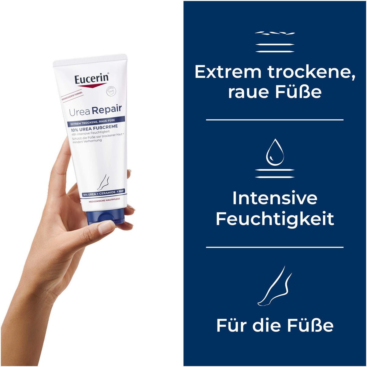 Eucerin UreaRepair 10 % Urea Fußcreme 100 ml