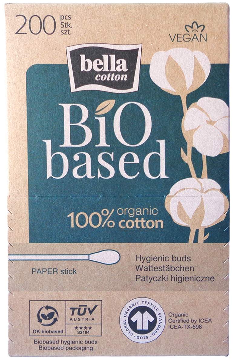 Bella Wattestäbchen Cotton Bio Based