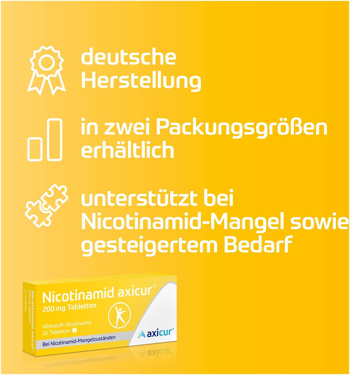 Nicotinamid Axicur 200 mg 100 Tabletten