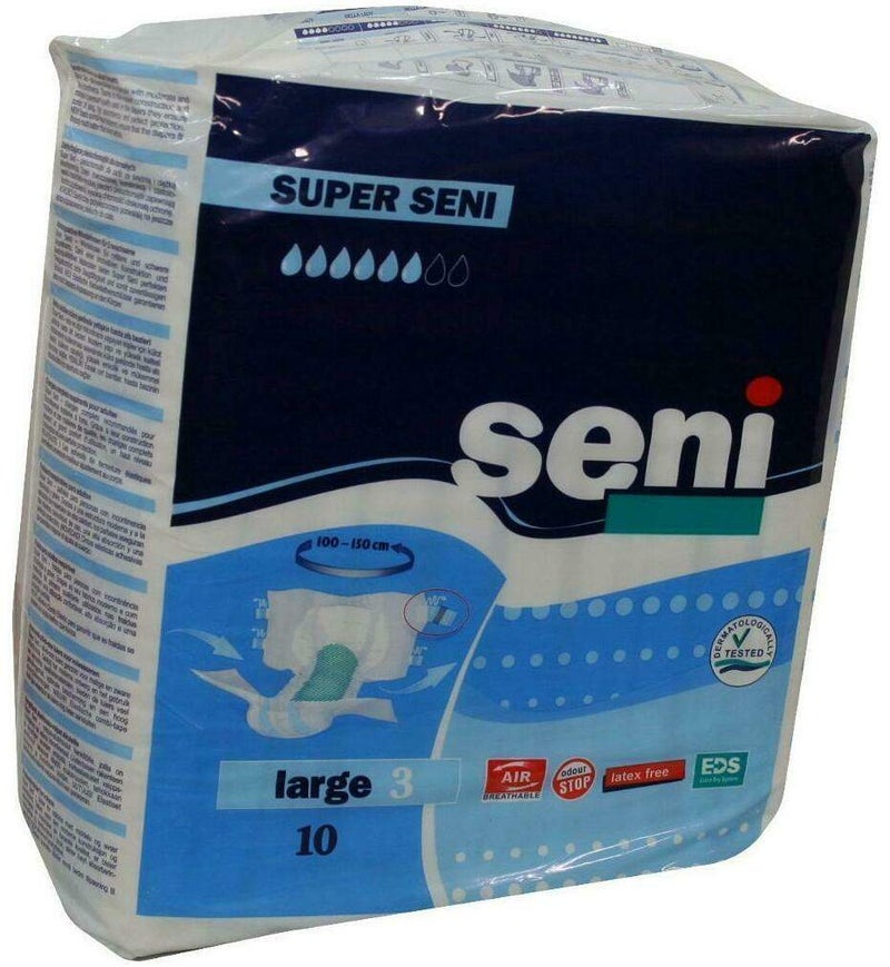 Super Seni Gr.3 Gr. L 10 Windelhosen Für Erwachsene