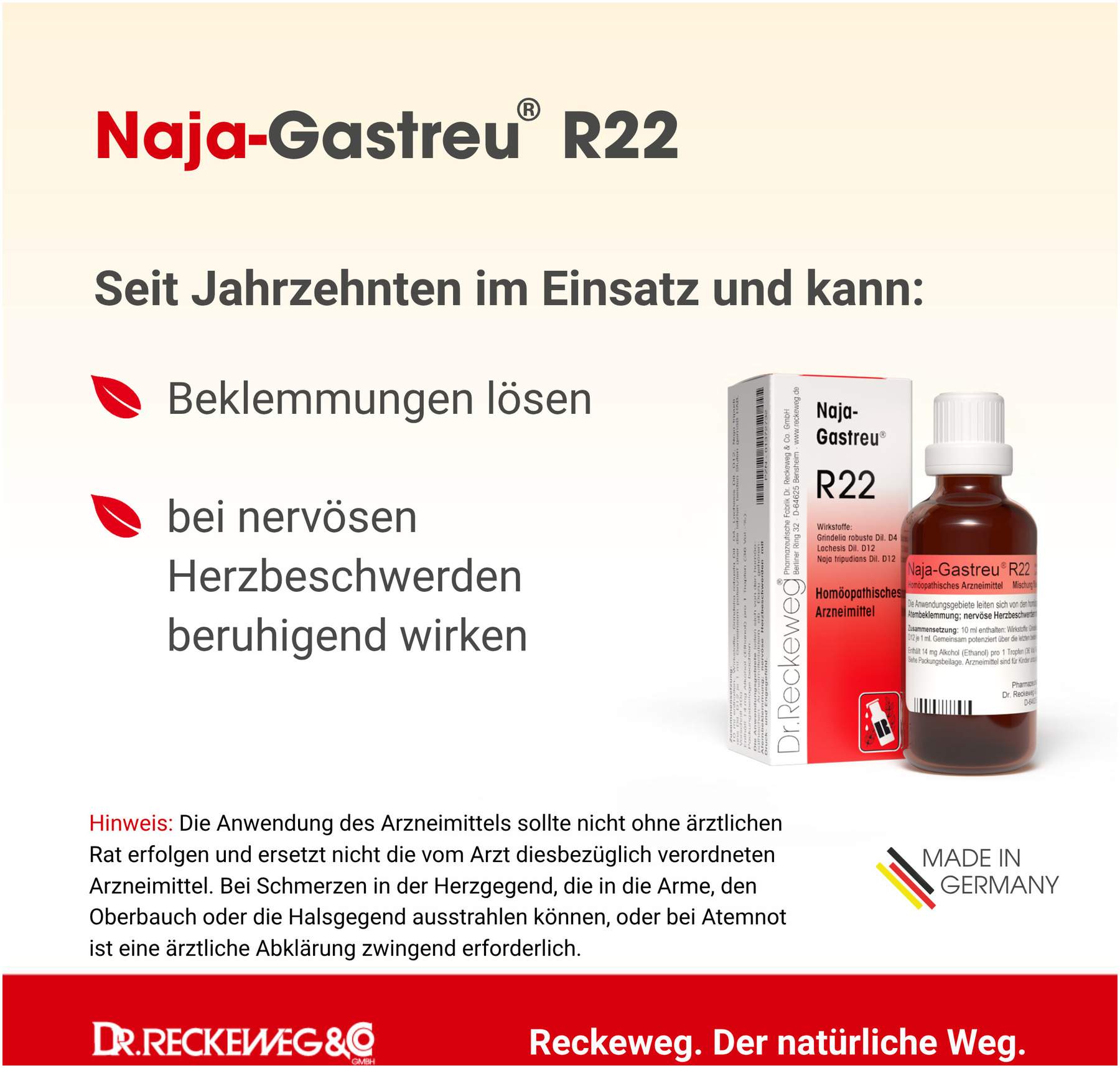 Naja Gastreu R 22 Tropfen zum Einnehmen
