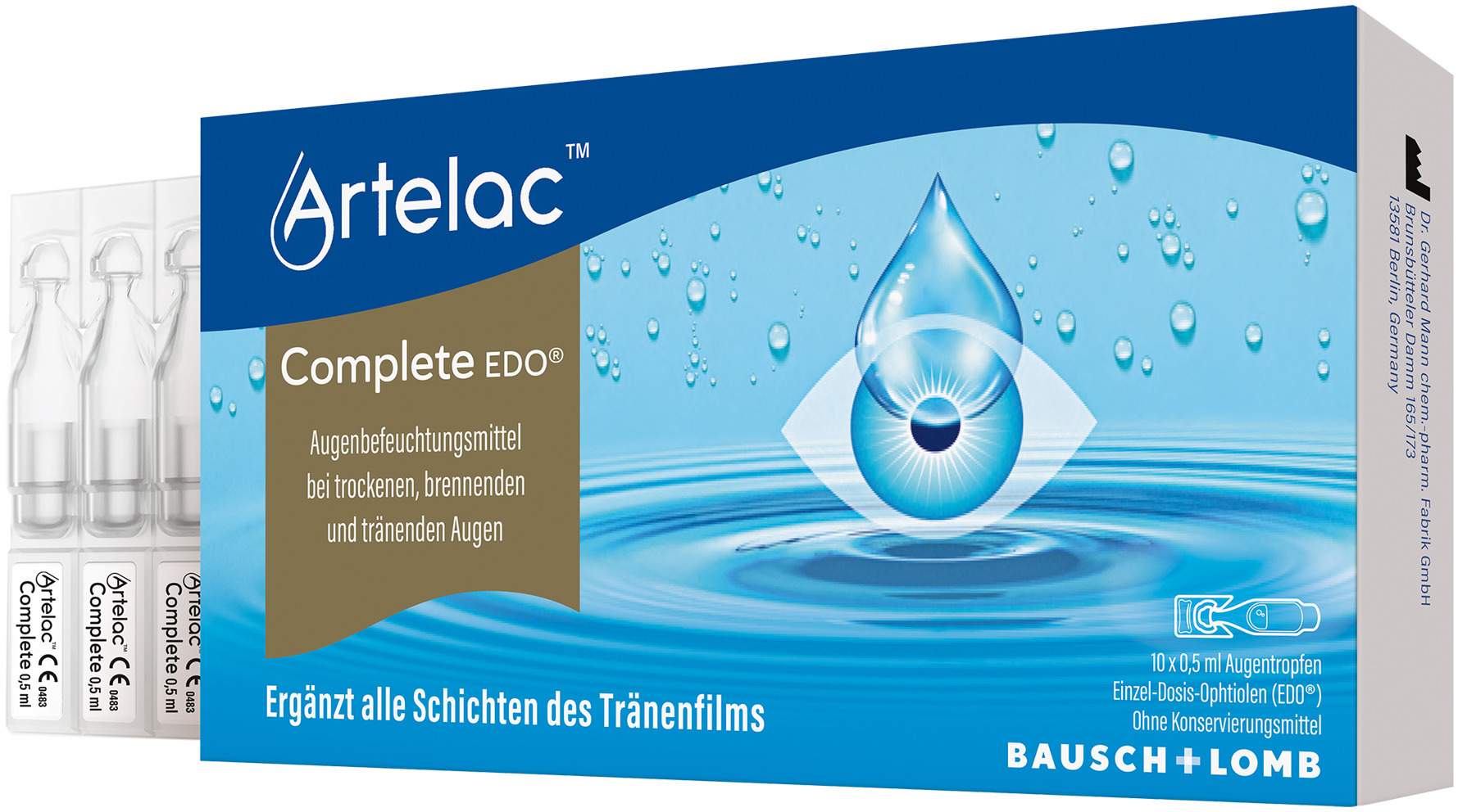 Artelac Complete EDO Augentropfen 10 x 0,5 ml
