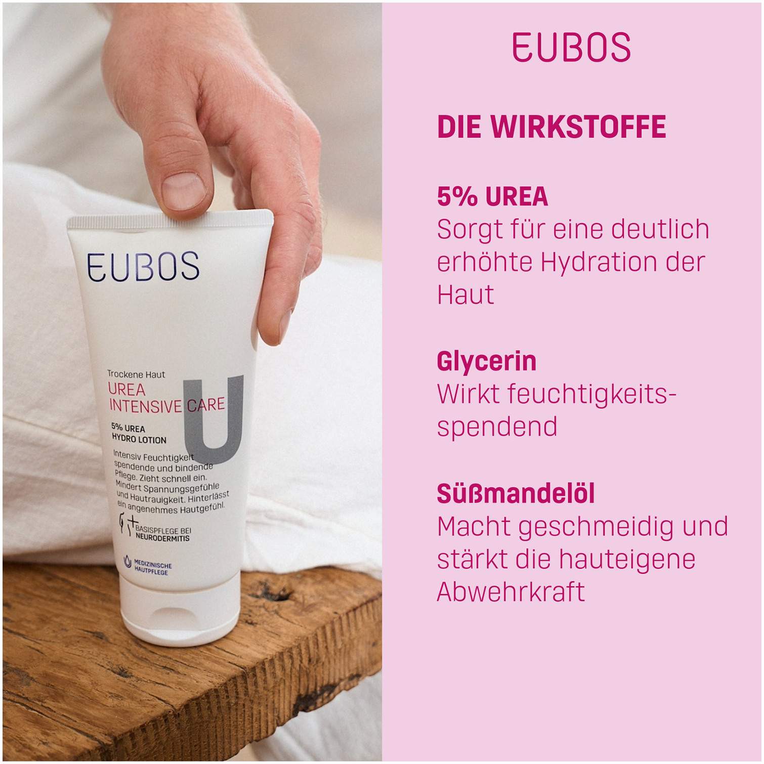 Eubos Trockene Haut Urea 5% 200 ml Hydro Lotion