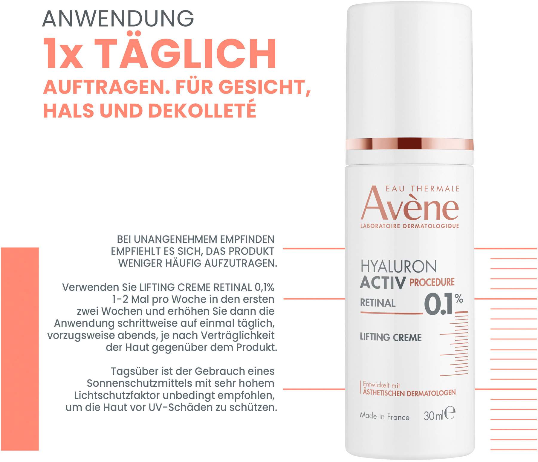 Avene Hyaluron Activ Procedure Retinal Creme 30 ml