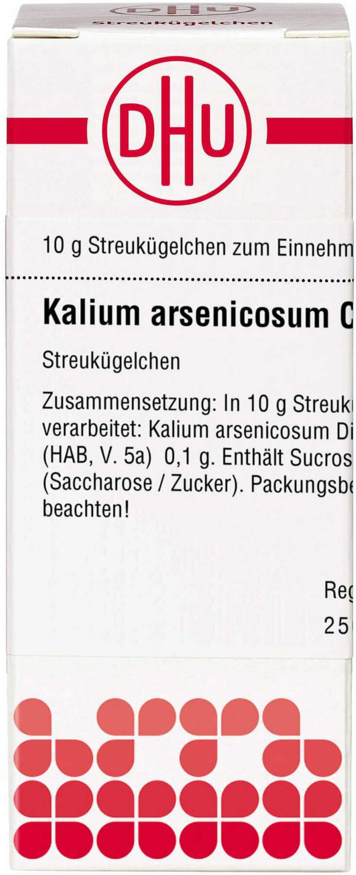 Dhu Kalium Arsenicosum C12 Globuli 10 G
