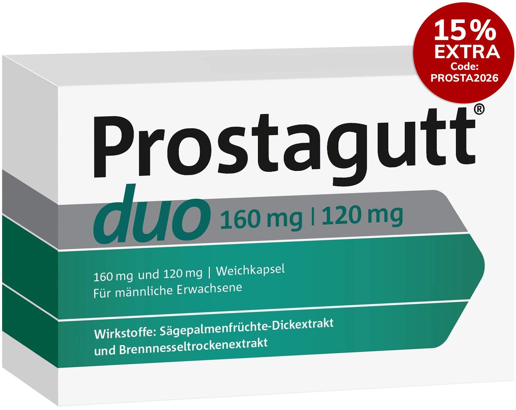 Prostagutt duo 160 mg - 120 mg 60 Kapseln