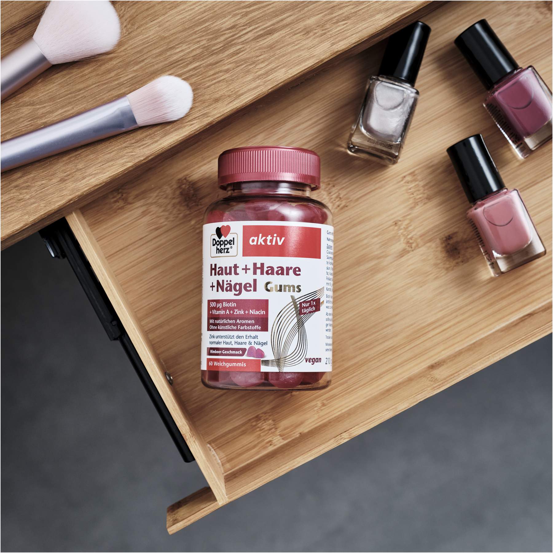 Doppelherz Aktiv Haut+haare+nägel Gums 60 Weichgummis