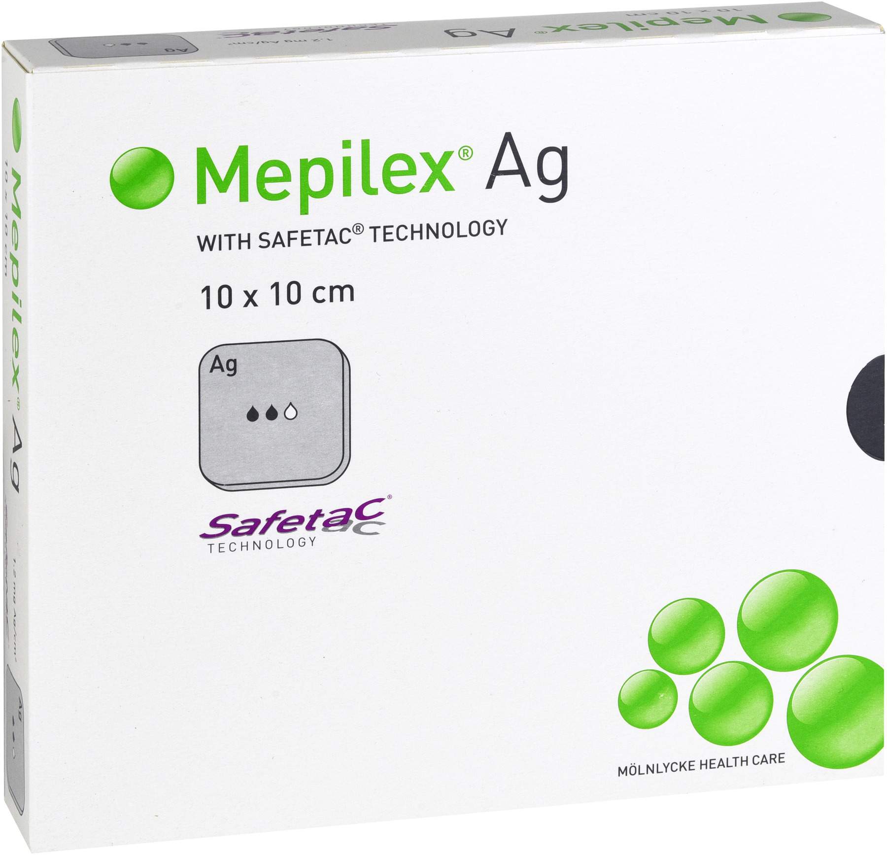 Mepilex AG Verband 10x10cm Steril