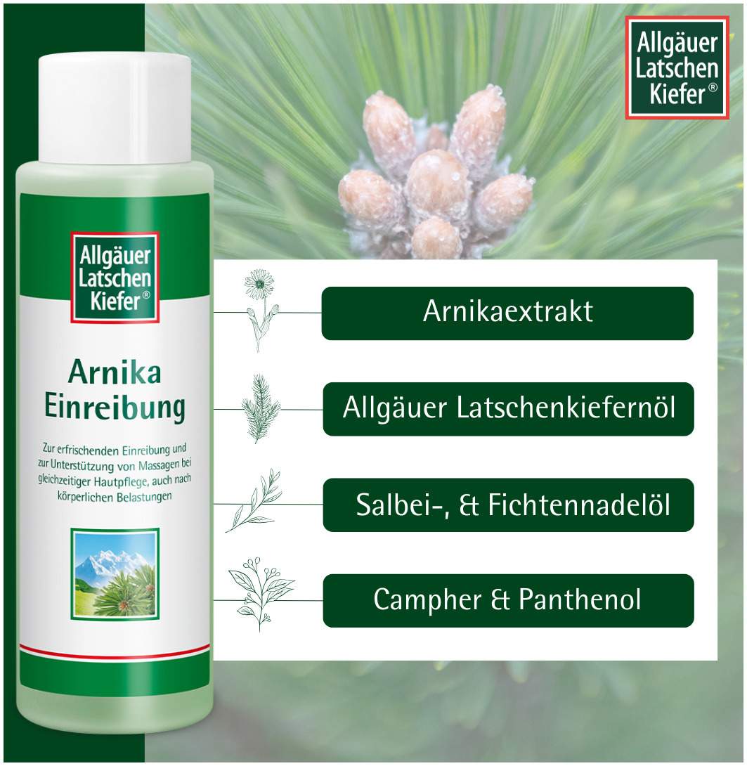 Allgäuer Latschenkiefer 500 ml Arnika Einreibung