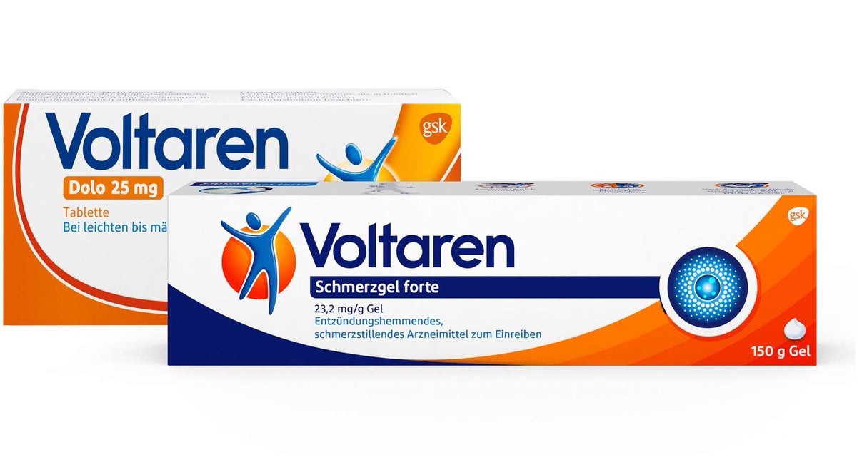 Sparset Voltaren Schmerzgel forte 150 g & Voltaren Dolo 25 mg 20 Tabletten 1 Set