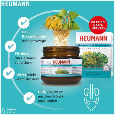 Heumann Blasen und Nierentee Solubritat uro 60 g Instanttee