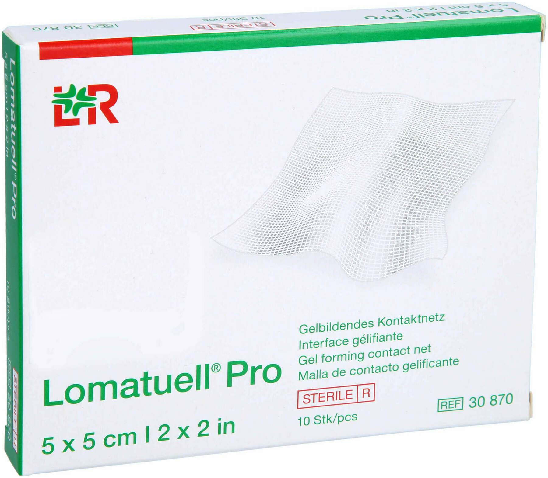 Lomatuell Pro 5 X 5 cm Steril 10 Stück