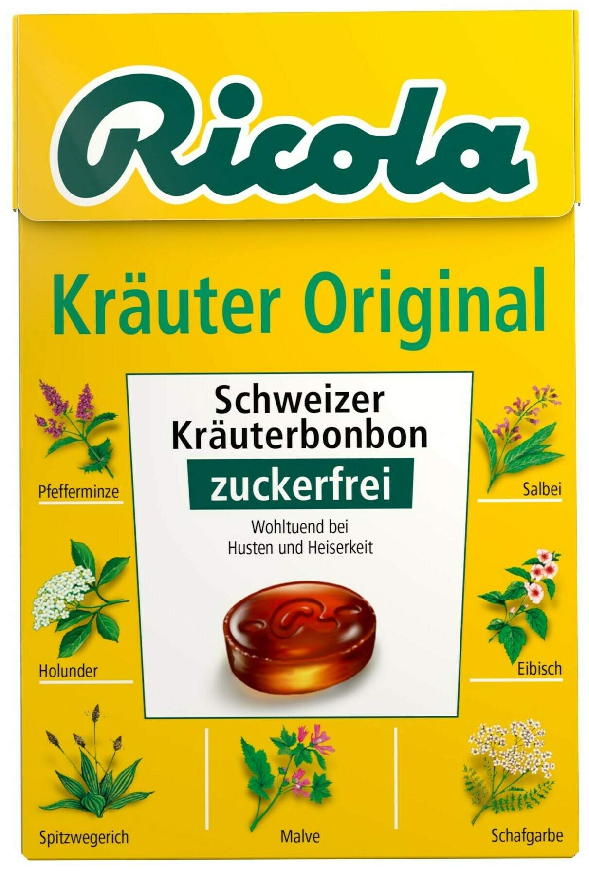 Ricola Box Kräuter zuckerfrei 50 g