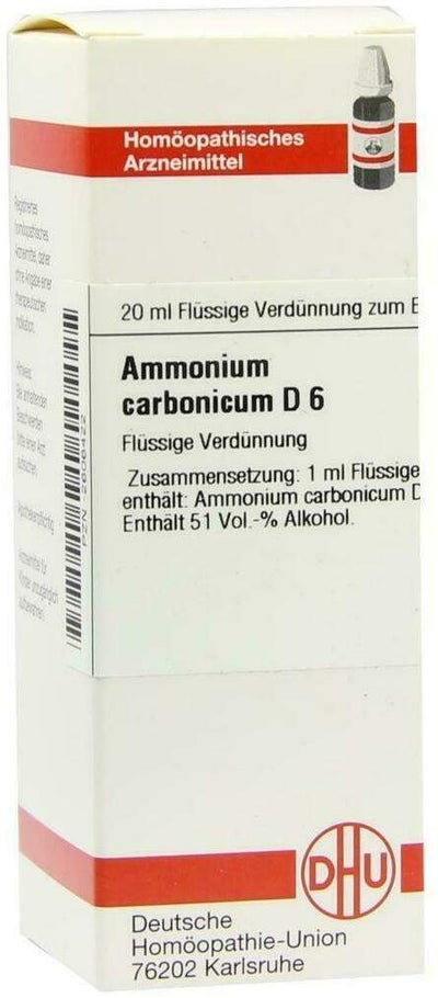 Dhu Ammonium Carbonicum D6 Dilution