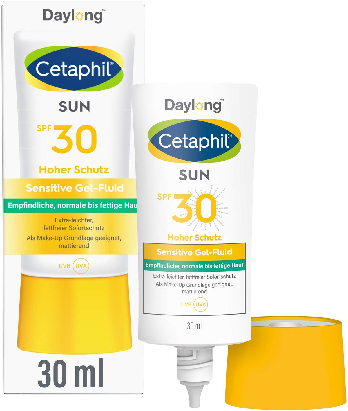 Cetaphil Sun Daylong SPF 30 Sensitive Gel - Fluid Gesicht 30 ml