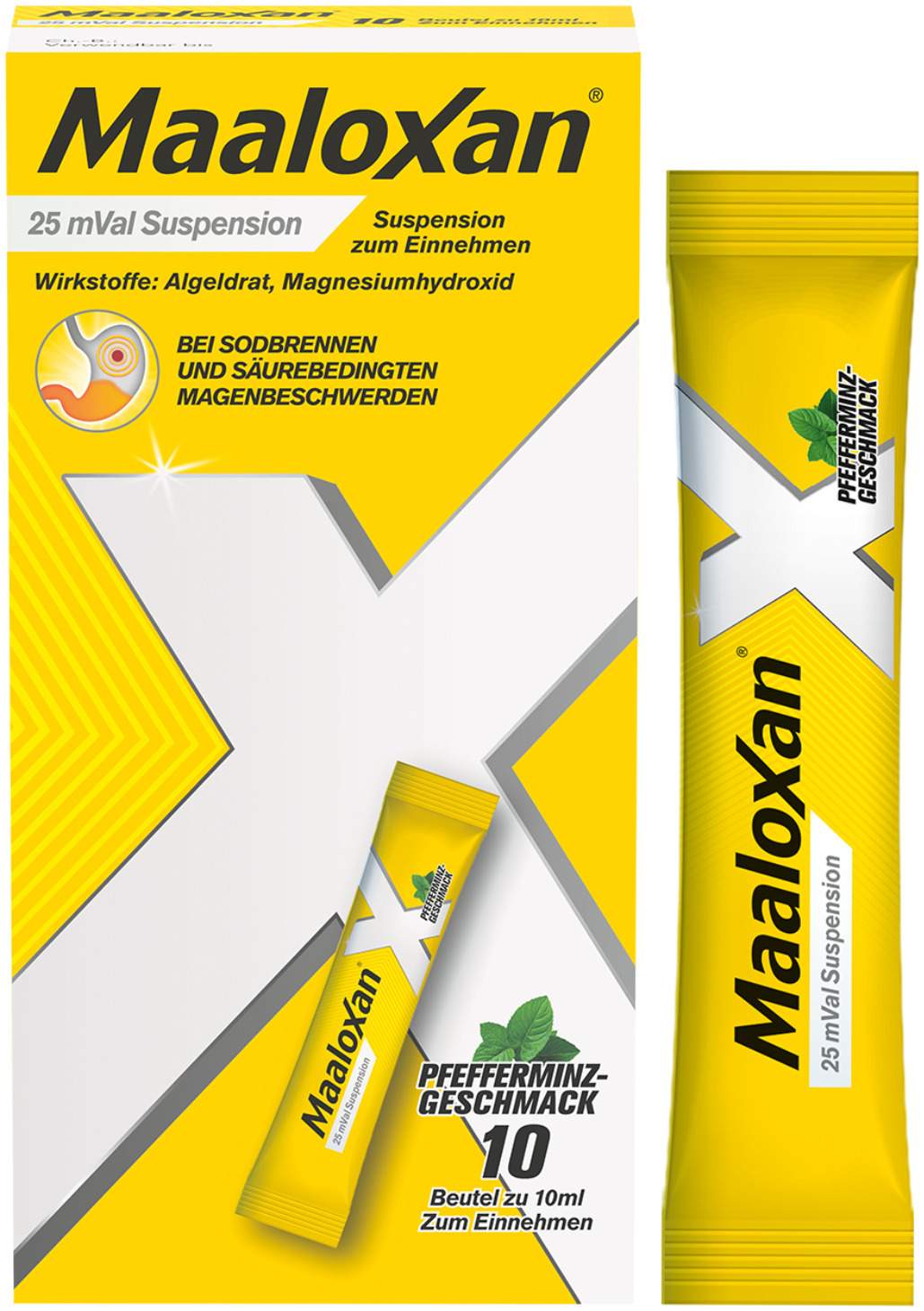 Maaloxan 25 mVal Suspension 10 X 10 ml Suspension