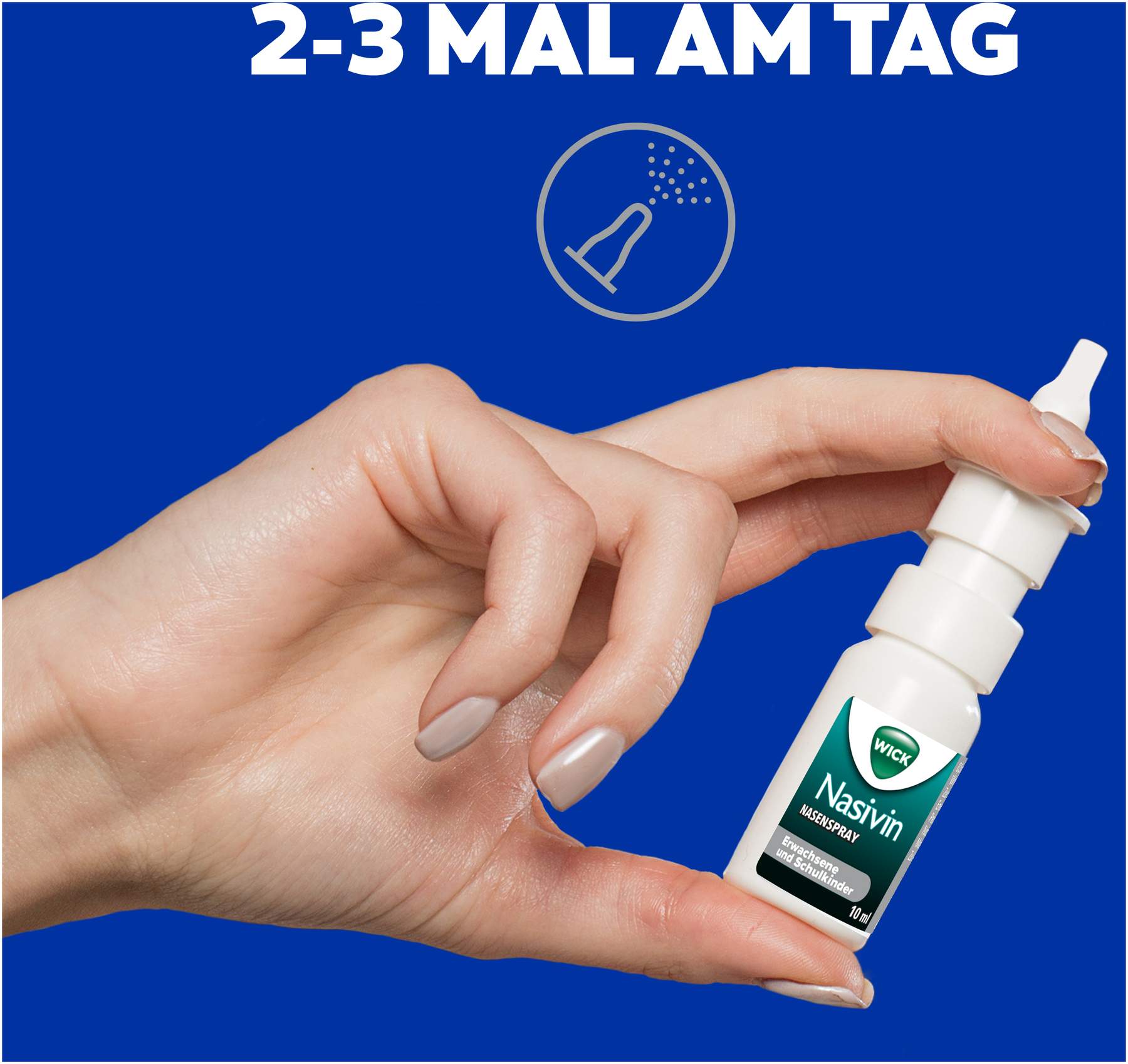 Wick Nasivin Nasenspray ohne Konservierungsstoffe Erwachsene und Schulkinder 10 ml