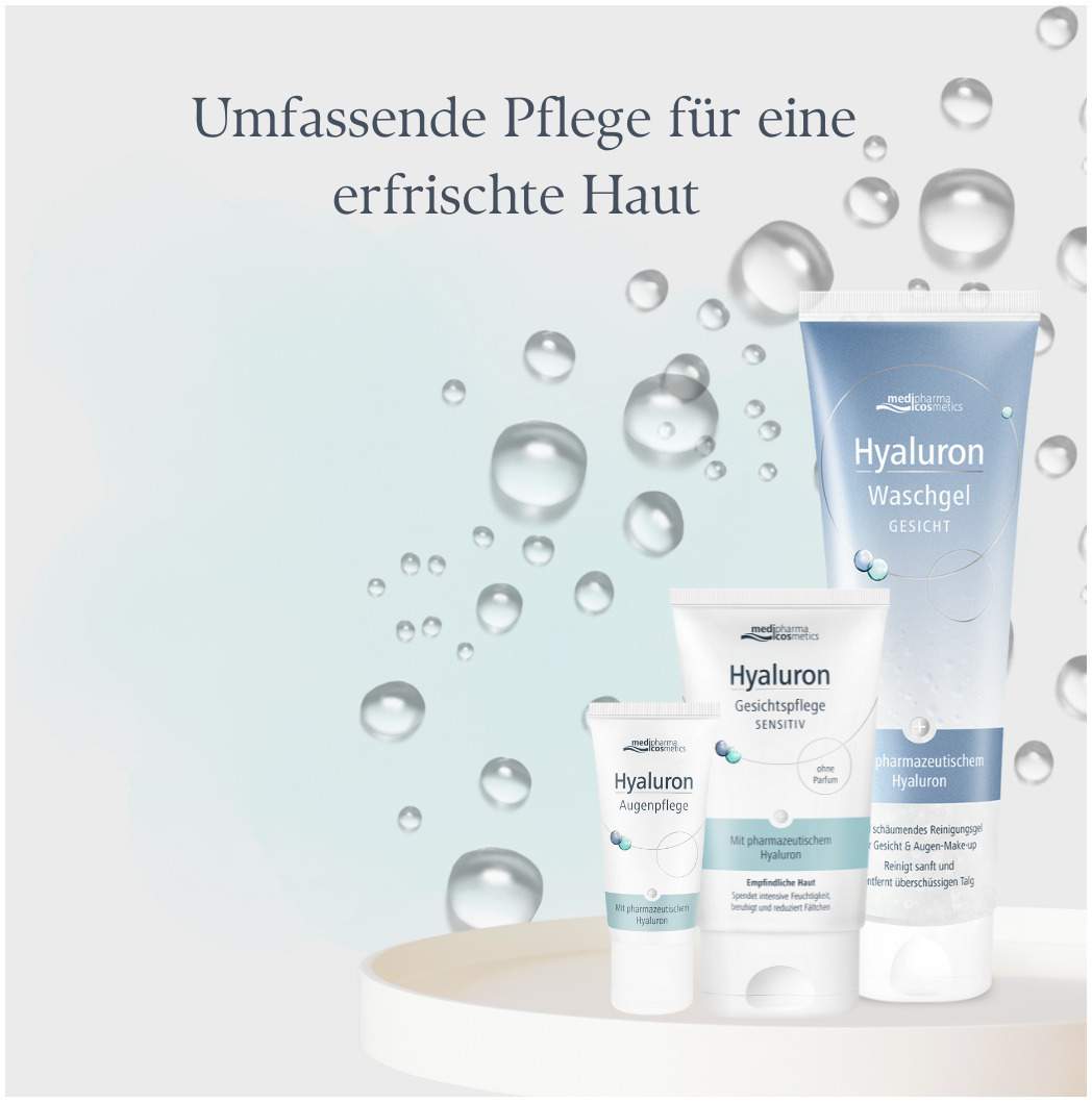 medipharma cosmetics Hyaluron Gesichtspflege sensitive 50 ml Creme