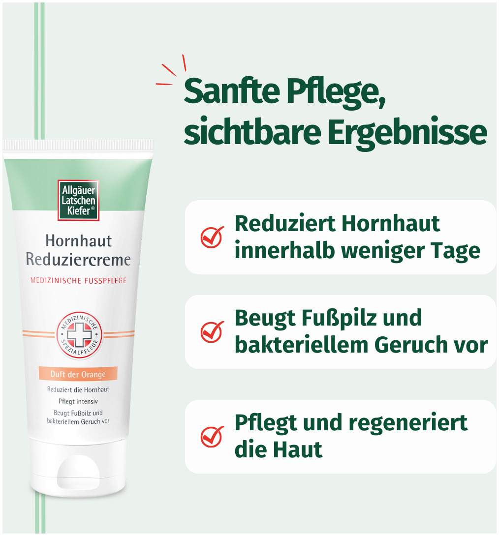 Allgäuer Latschenkiefer Hornhaut Reduziercreme Orange 100 ml